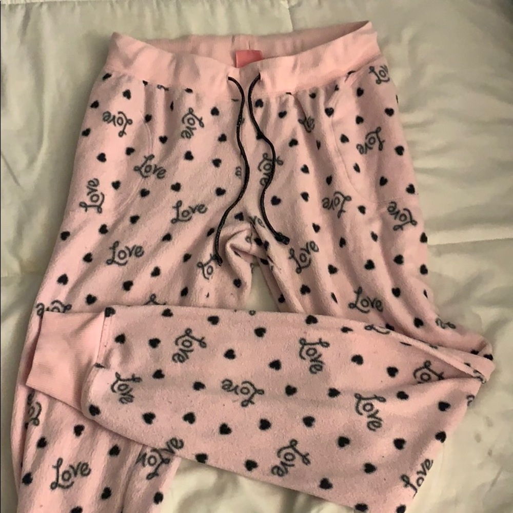 Pink Pajama Joggers
